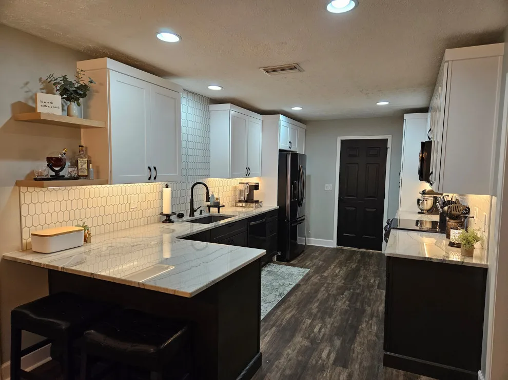 Stunning Kitchen Renovation Featuring New Two-Tone Cabinet Colors by Kitchen Solvers Of Spring Hill - Photo 7