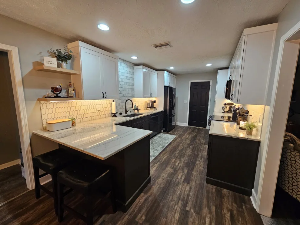 Stunning Kitchen Renovation Featuring New Two-Tone Cabinet Colors by Kitchen Solvers Of Spring Hill - Photo 12