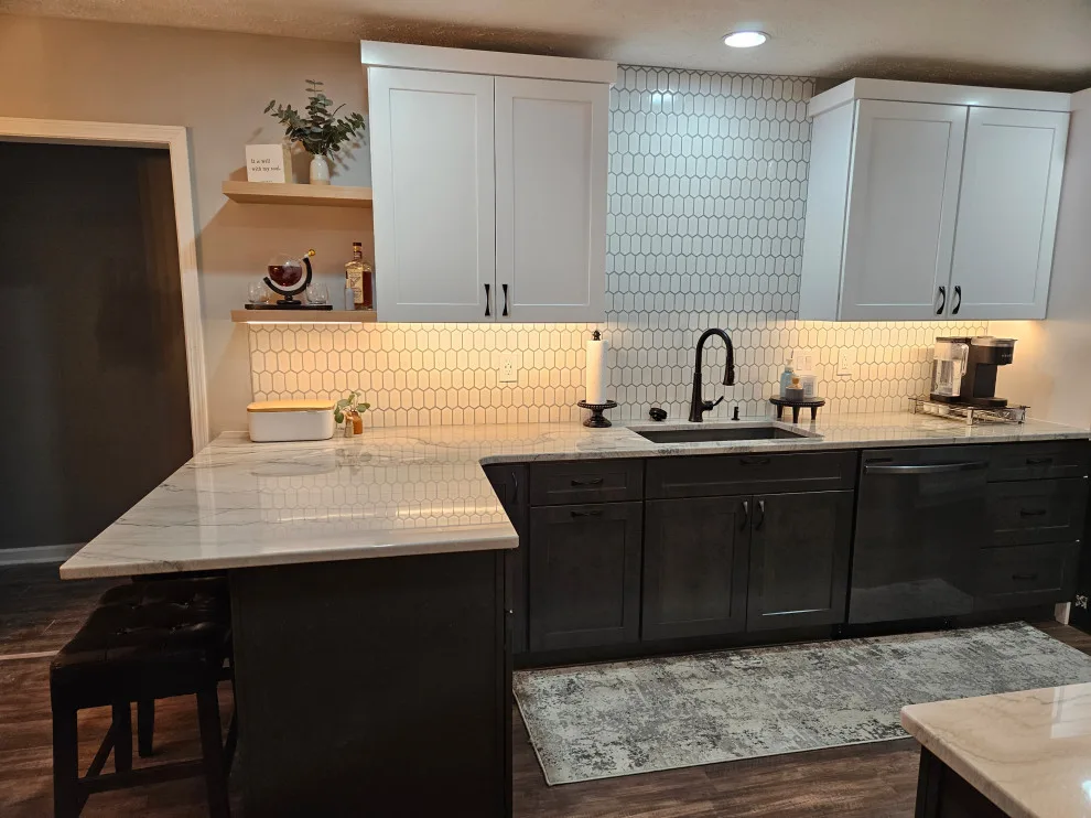 Stunning Kitchen Renovation Featuring New Two-Tone Cabinet Colors by Kitchen Solvers Of Spring Hill - Photo 6