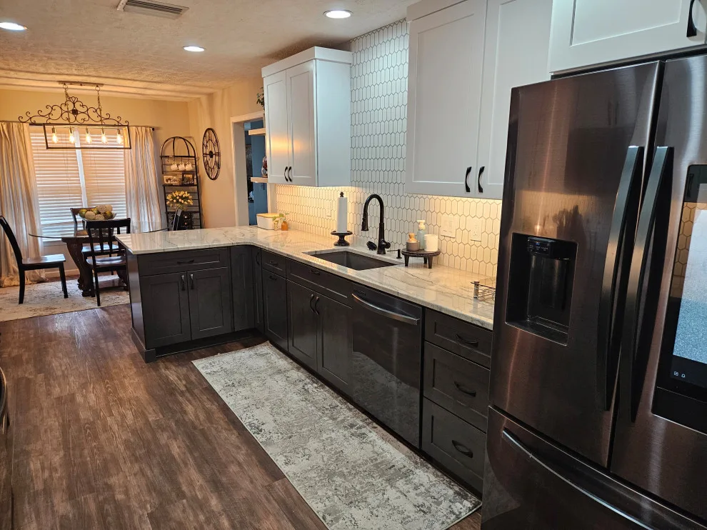 Stunning Kitchen Renovation Featuring New Two-Tone Cabinet Colors by Kitchen Solvers Of Spring Hill - Photo 11