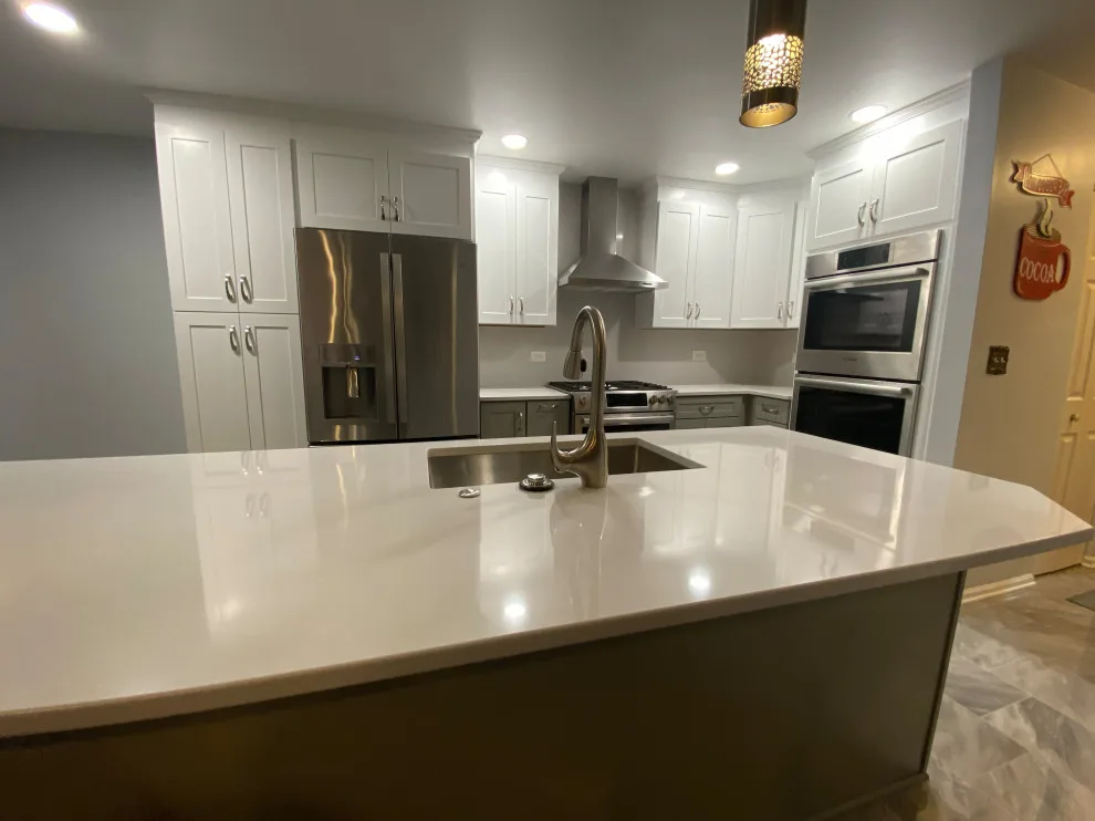 Stunning Kitchen Makeover Featuring Dual-Colored Cabinets by Kitchen Solvers Of Grayslake - Photo 10