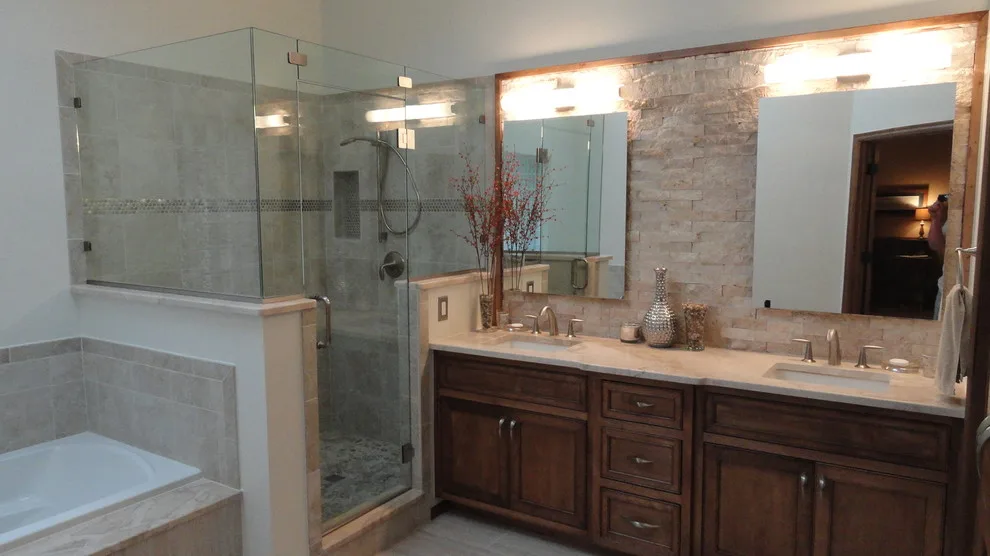 Bespoke Stone Master Bathroom by Heritage Renovations - Photo 3