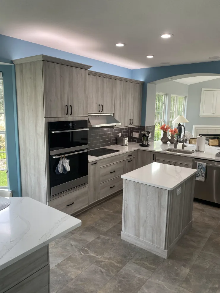 Stunning Contemporary Kitchen Renovation Through Cabinet Refacing by Kitchen Solvers Of Fort Wayne & Toledo - Photo 8