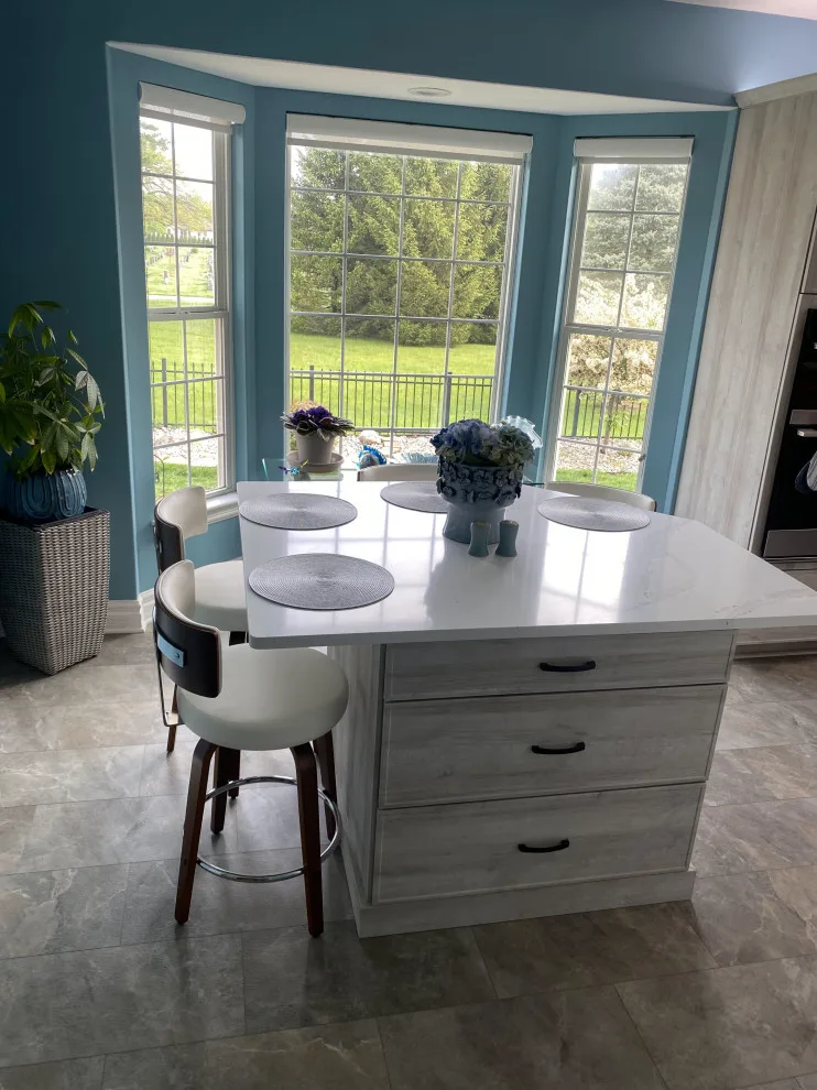 Stunning Contemporary Kitchen Renovation Through Cabinet Refacing by Kitchen Solvers Of Fort Wayne & Toledo - Photo 5