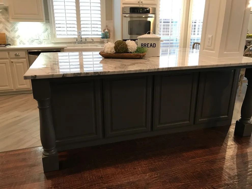 Elegant Gray and White Kitchen by James Chris Design Build, LLC. - Photo 2