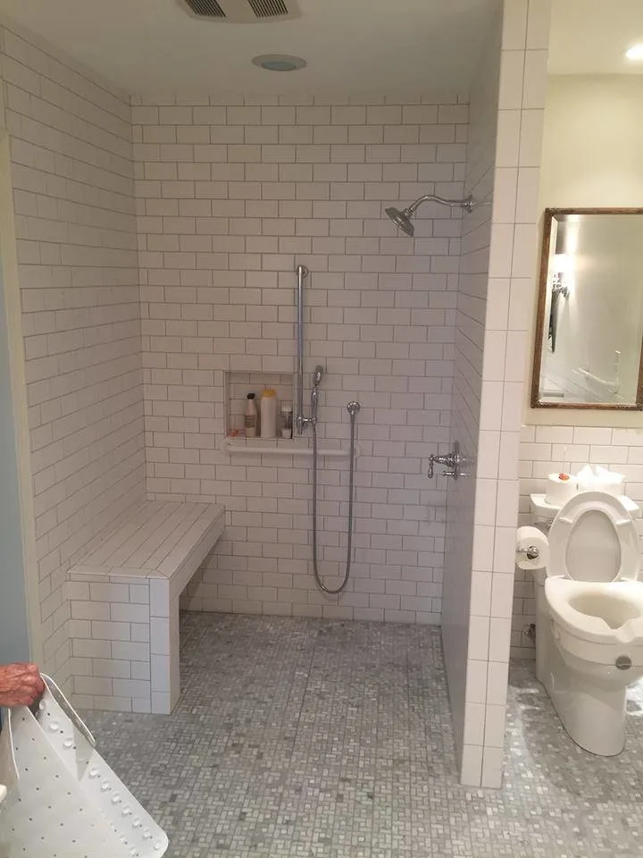 Accessible whole house renovation featuring a zero-entry shower by Gordon Designed Homes, LLC - Photo 2