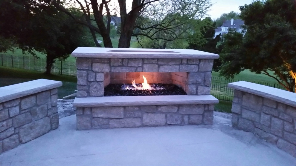 Outdoor Fireplaces, Fire Pits and Fire Features by Maverick Landscaping, Porch And Patio - Photo 11