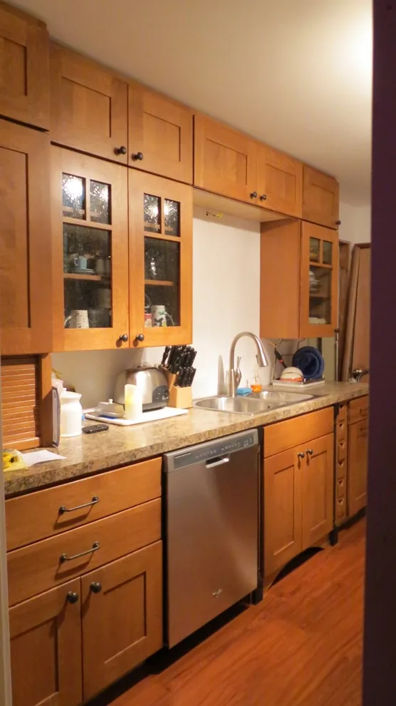 Kitchen renovation for a galley layout by Skyline Remodeling - Photo 12
