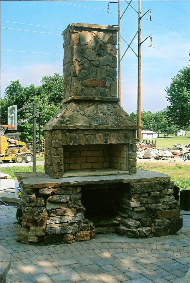 Outdoor Fireplaces, Fire Pits and Fire Features by Maverick Landscaping, Porch And Patio - Photo 23
