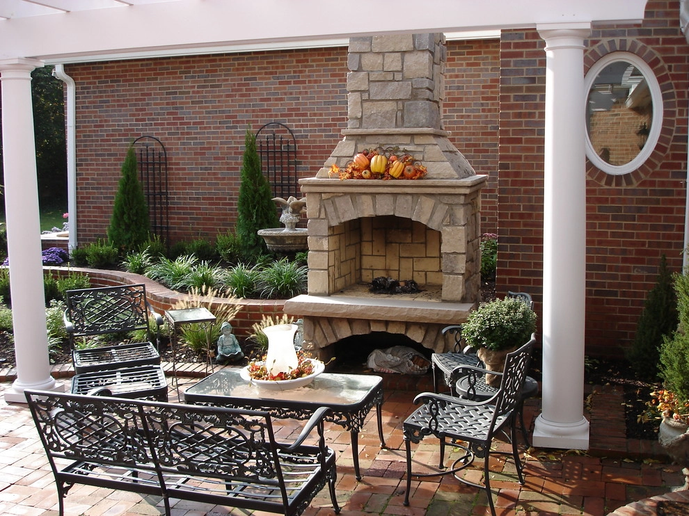 Outdoor Fireplaces, Fire Pits and Fire Features by Maverick Landscaping, Porch And Patio - Photo 9