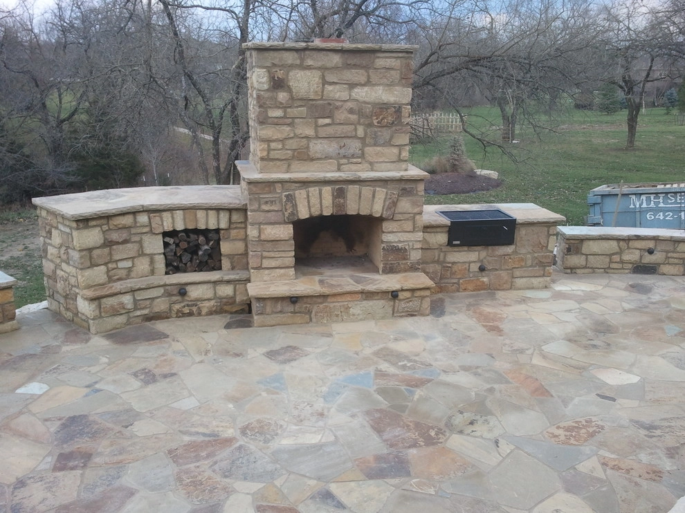 Outdoor Fireplaces, Fire Pits and Fire Features by Maverick Landscaping, Porch And Patio - Photo 25