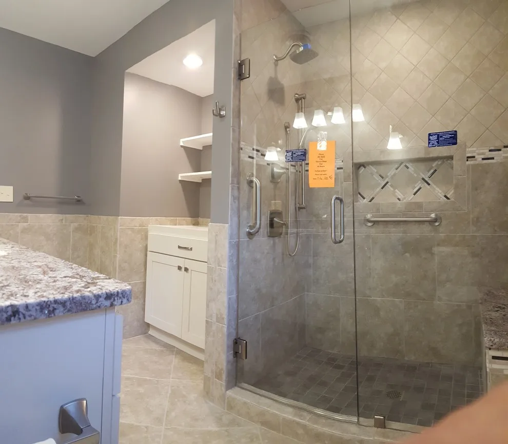 Elegant Main Bathroom by CC&J Designs. LLC - Photo 11