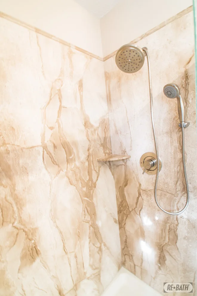 Bathroom Renovation with Natural Stone by Re-Bath Omaha - Photo 3