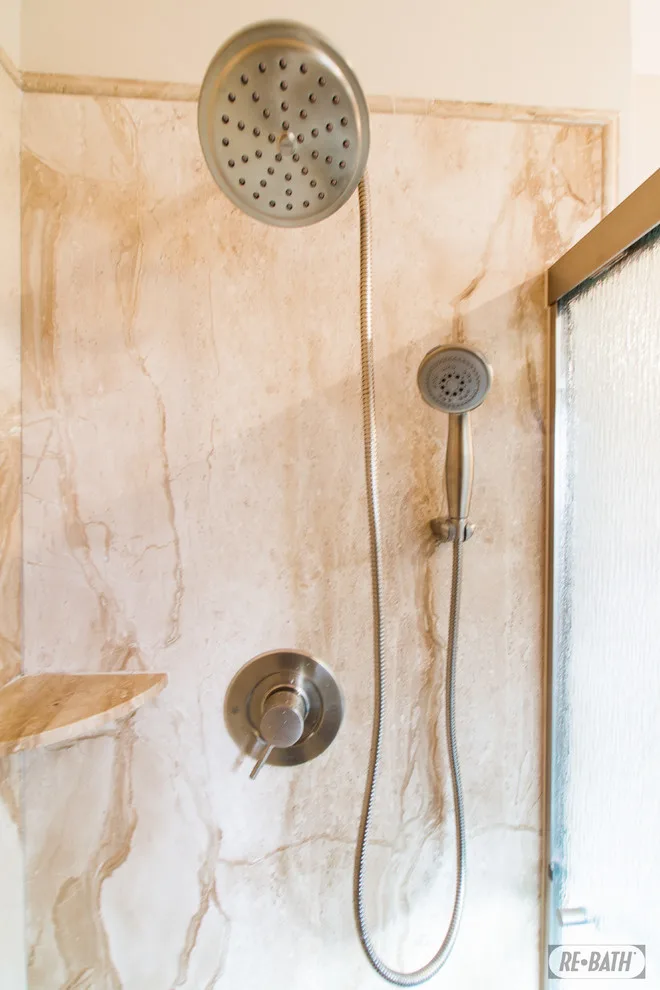 Bathroom Renovation with Natural Stone by Re-Bath Omaha - Photo 4
