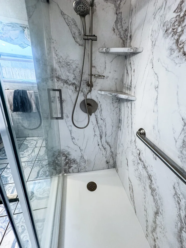Bellflower Bathroom Wet Zone Renovation by American Home Remodeling - Photo 5