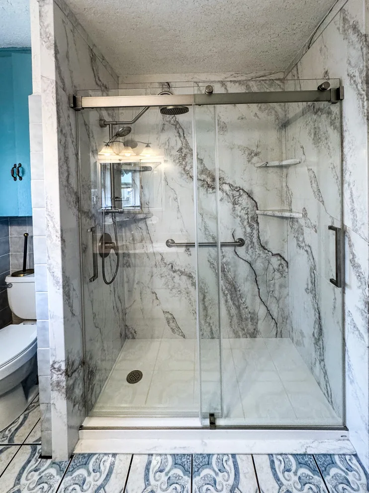 Bellflower Bathroom Wet Zone Renovation by American Home Remodeling - Photo 7