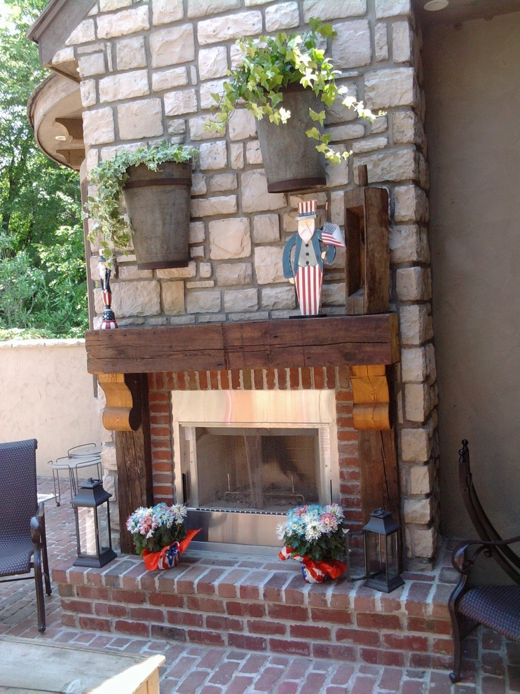 Outdoor Fireplaces, Fire Pits and Fire Features by Maverick Landscaping, Porch And Patio - Photo 7
