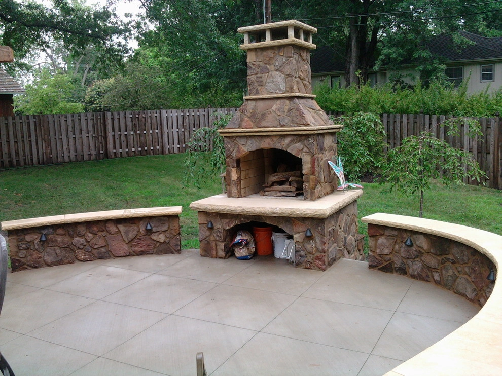 Outdoor Fireplaces, Fire Pits and Fire Features by Maverick Landscaping, Porch And Patio - Photo 2