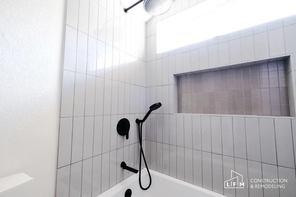 Monochrome Bathroom by LFM Construction & Remodeling - Photo 4