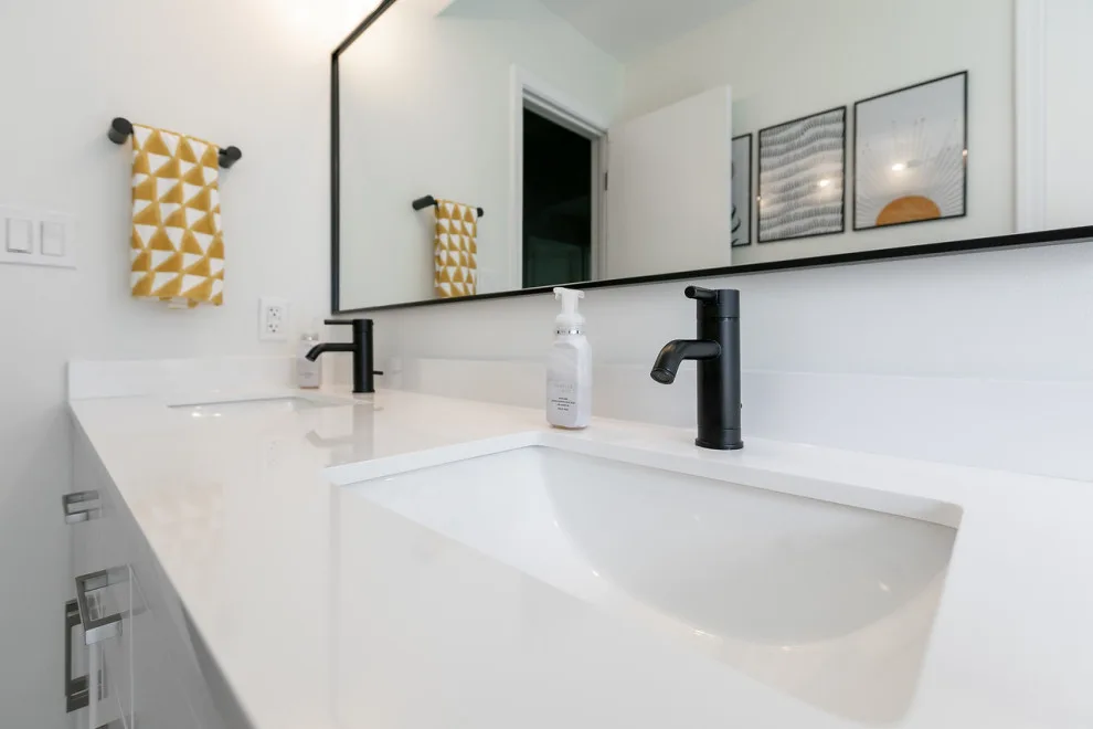Monochrome Bathroom Renovation by NextGen Remodeling LLC - Photo 3