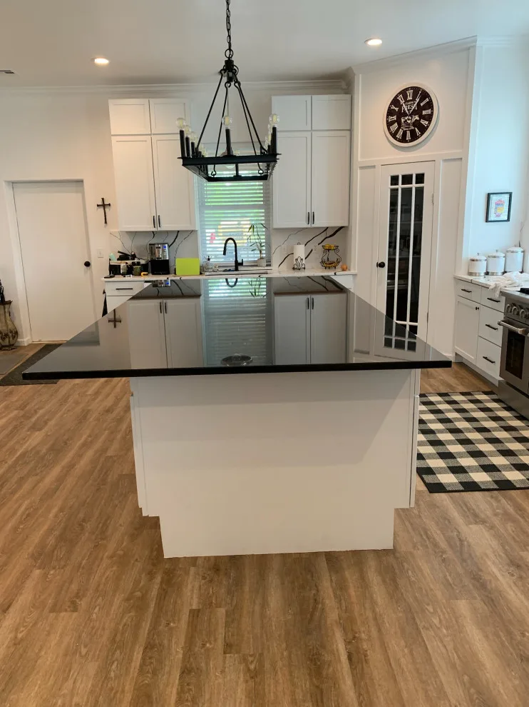 Contemporary Farmhouse Kitchen in Black and White by Pixley Lumber, Co. - Photo 2