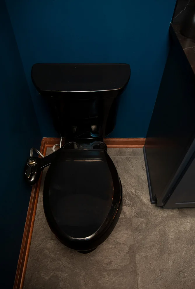 Moody Half Bathroom by D.A. Home Improvement - Photo 7