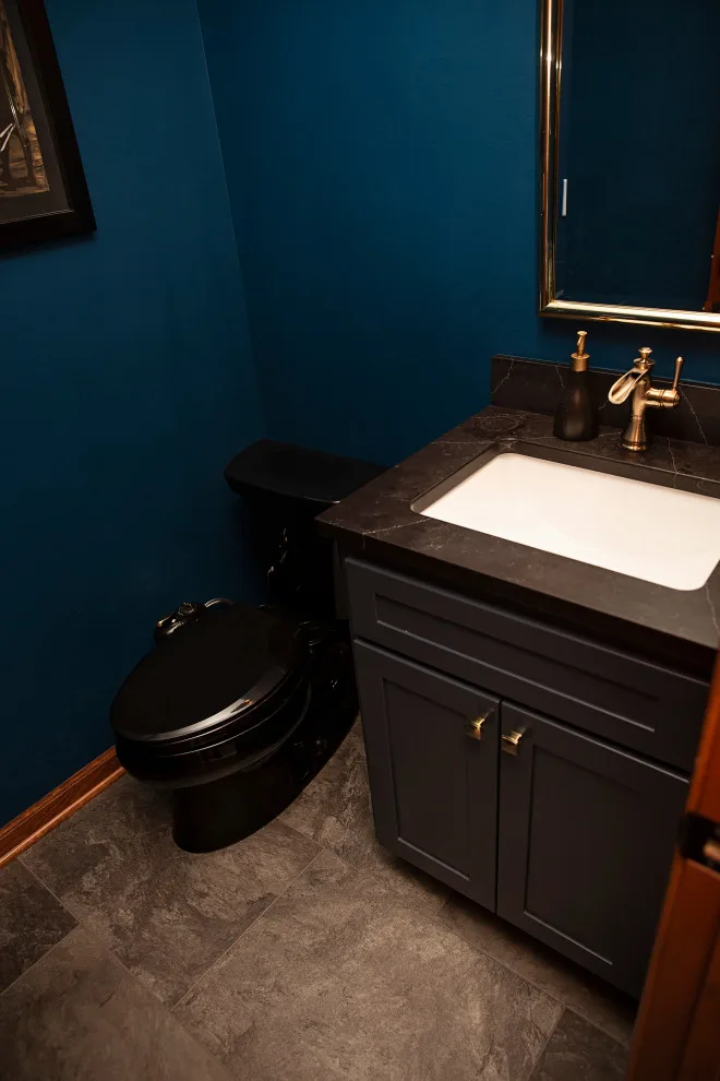 Moody Half Bathroom by D.A. Home Improvement - Photo 4