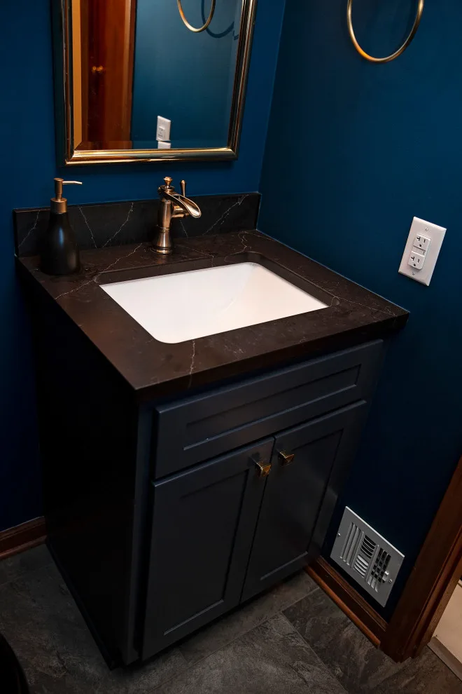 Moody Half Bathroom by D.A. Home Improvement - Photo 8