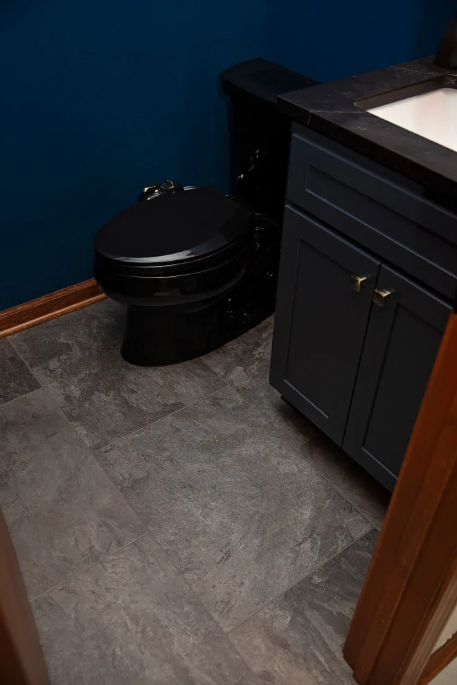 Moody Half Bathroom by D.A. Home Improvement - Photo 3