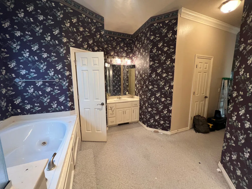Azure and Ivory Primary Bathroom by Heritage Renovations - Photo 14