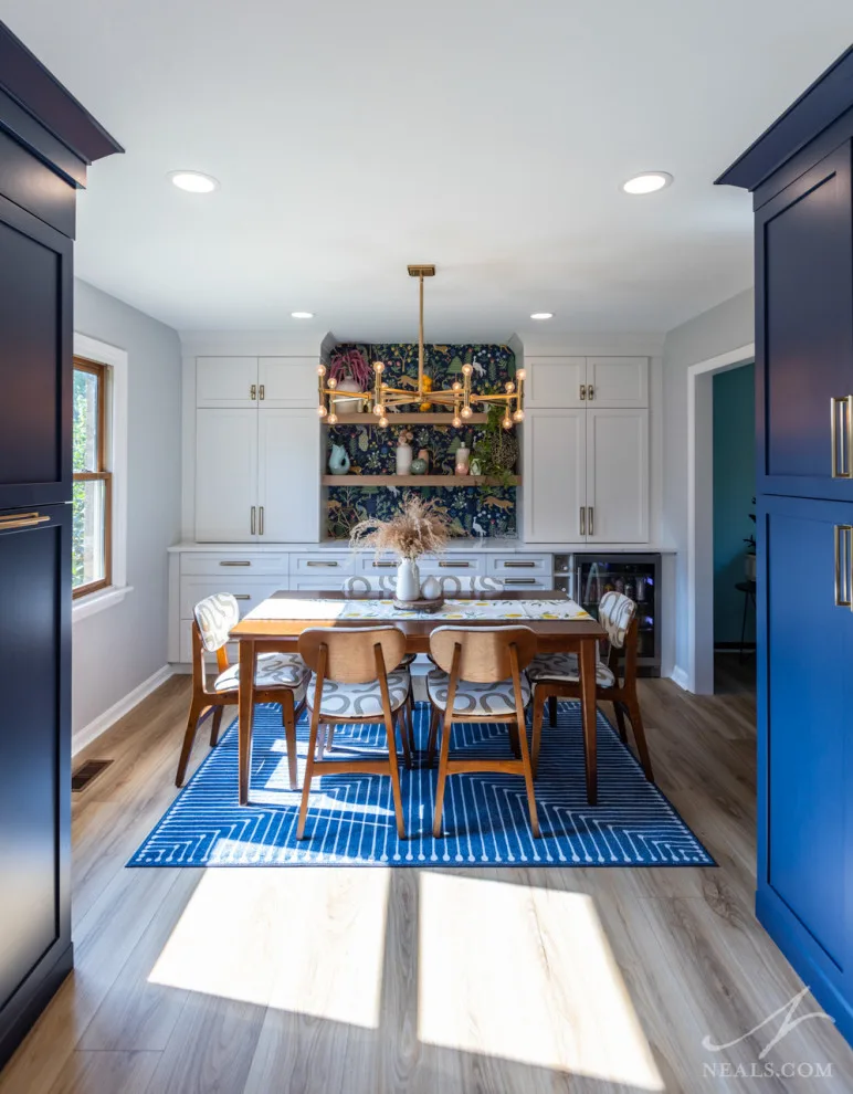 West Chester Transitional Kitchen in Blue and White by Neal's Design Remodel - Photo 13