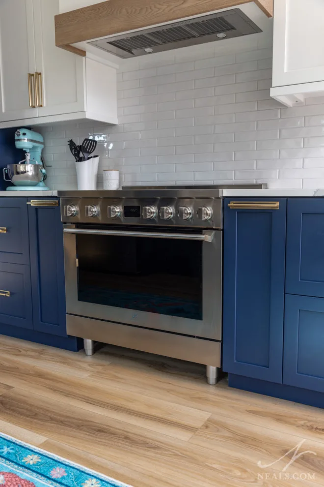 West Chester Transitional Kitchen in Blue and White by Neal's Design Remodel - Photo 7