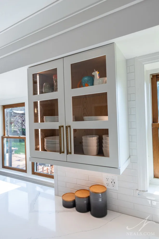 West Chester Transitional Kitchen in Blue and White by Neal's Design Remodel - Photo 5