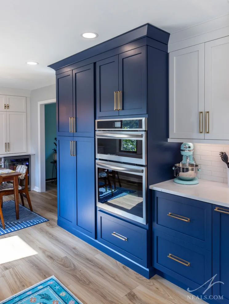 West Chester Transitional Kitchen in Blue and White by Neal's Design Remodel - Photo 12