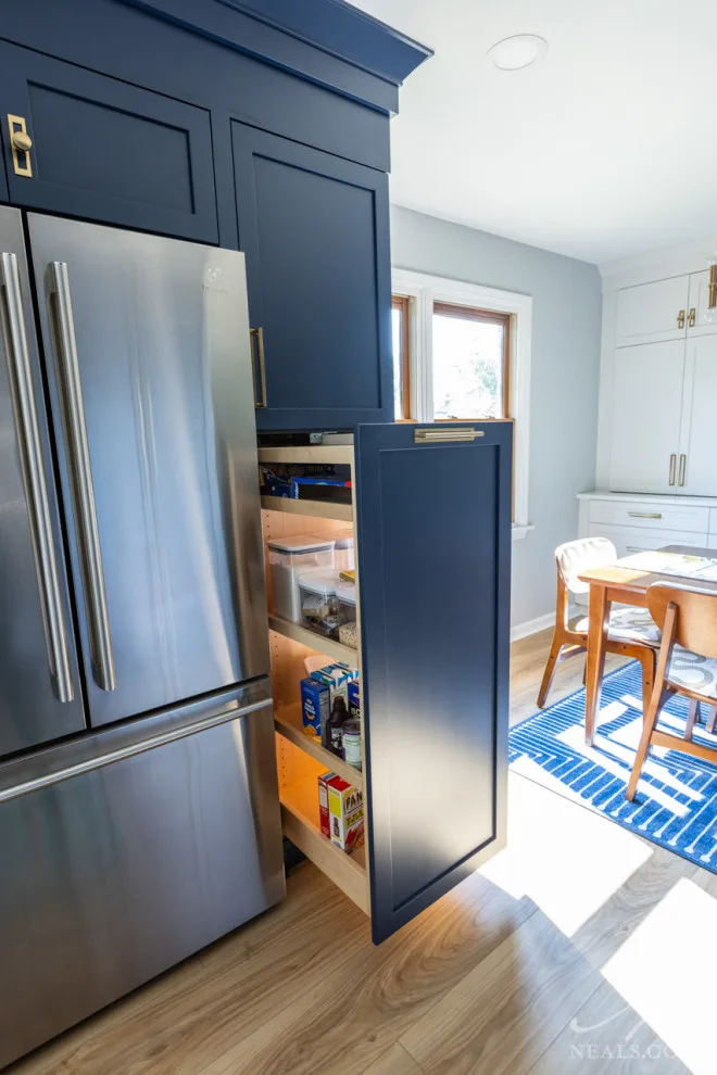West Chester Transitional Kitchen in Blue and White by Neal's Design Remodel - Photo 10