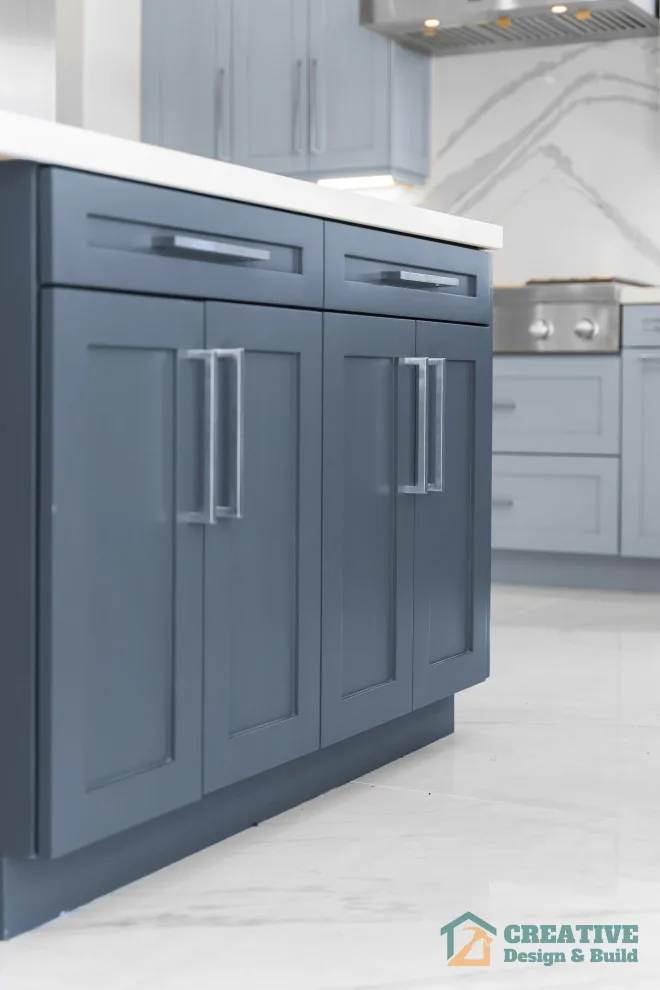 Renovation of Blue Kitchen by Creative Design & Build TX - Photo 3