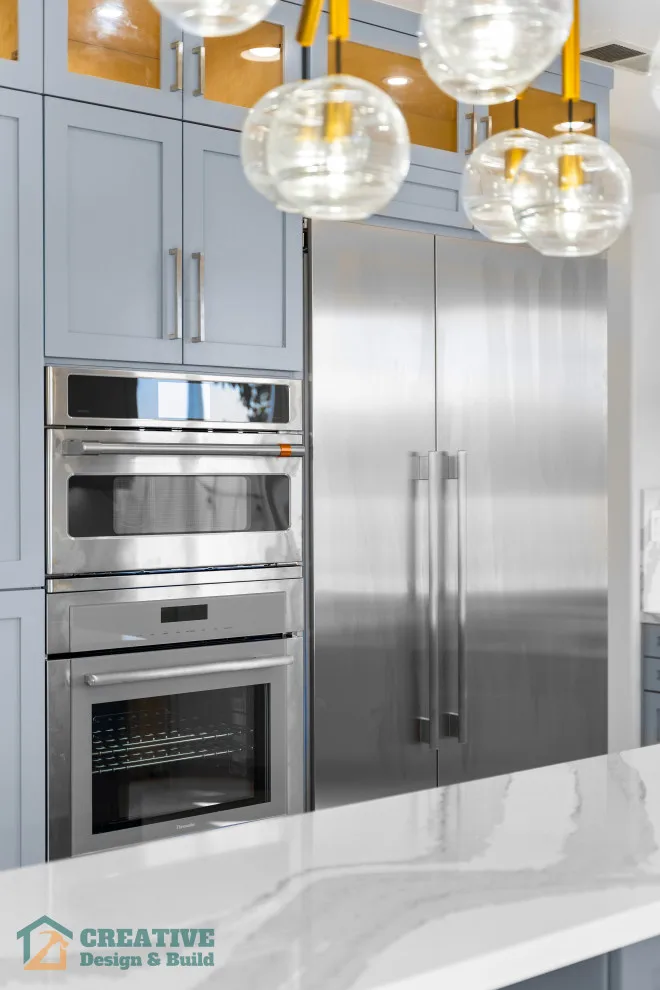 Renovation of Blue Kitchen by Creative Design & Build TX - Photo 9