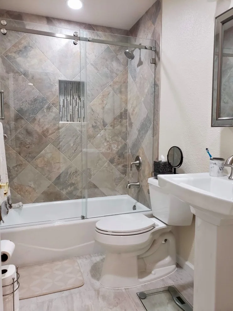 Bathroom renovation in San Jose, CA by Bluejay Nest Construction Inc. - Photo 5