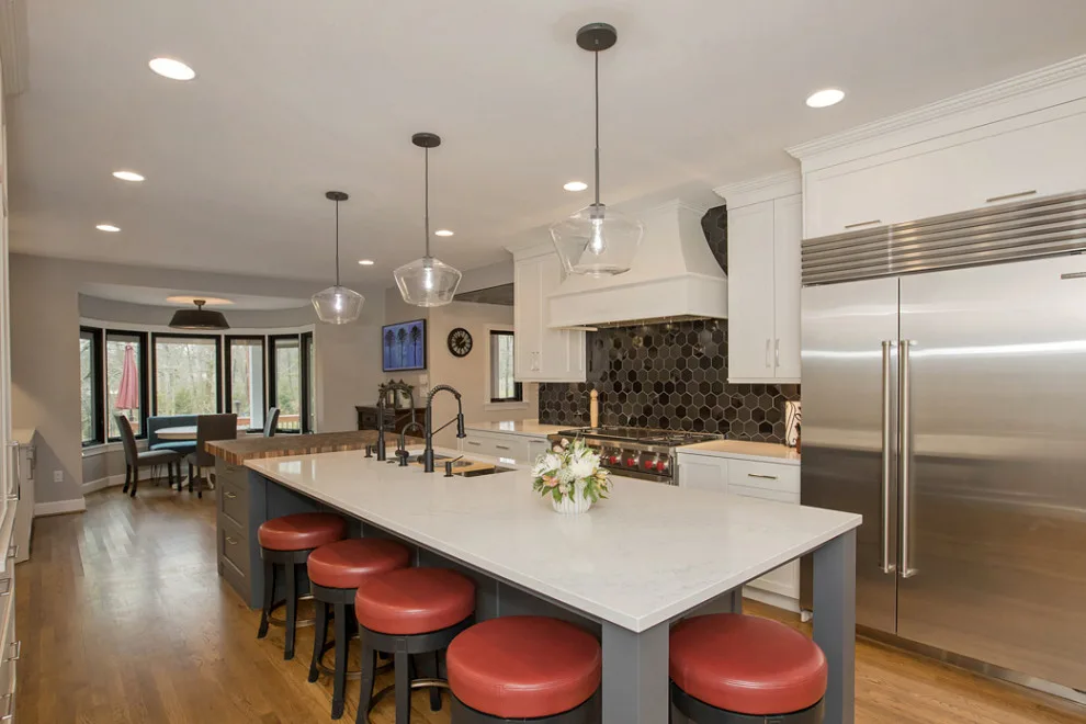 Striking Transitional Kitchen in Indian Hill by Neal's Design Remodel - Photo 9