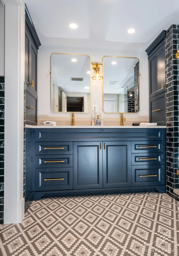 Striking Transitional Master Bath by Neal's Design Remodel - Photo 9