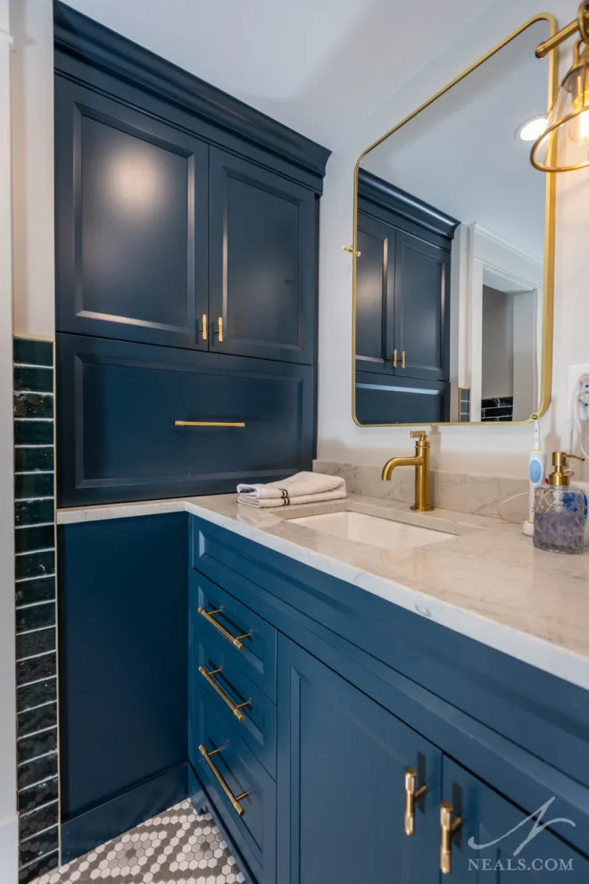 Striking Transitional Master Bath by Neal's Design Remodel - Photo 5