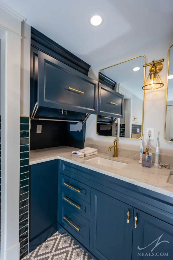 Striking Transitional Master Bath by Neal's Design Remodel - Photo 11