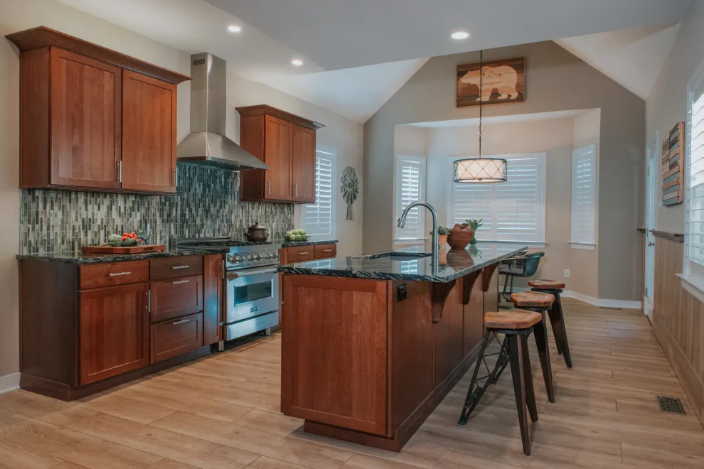 Bone Kitchen Renovation and Fireplace by Griffin Customs, LLC - Photo 17