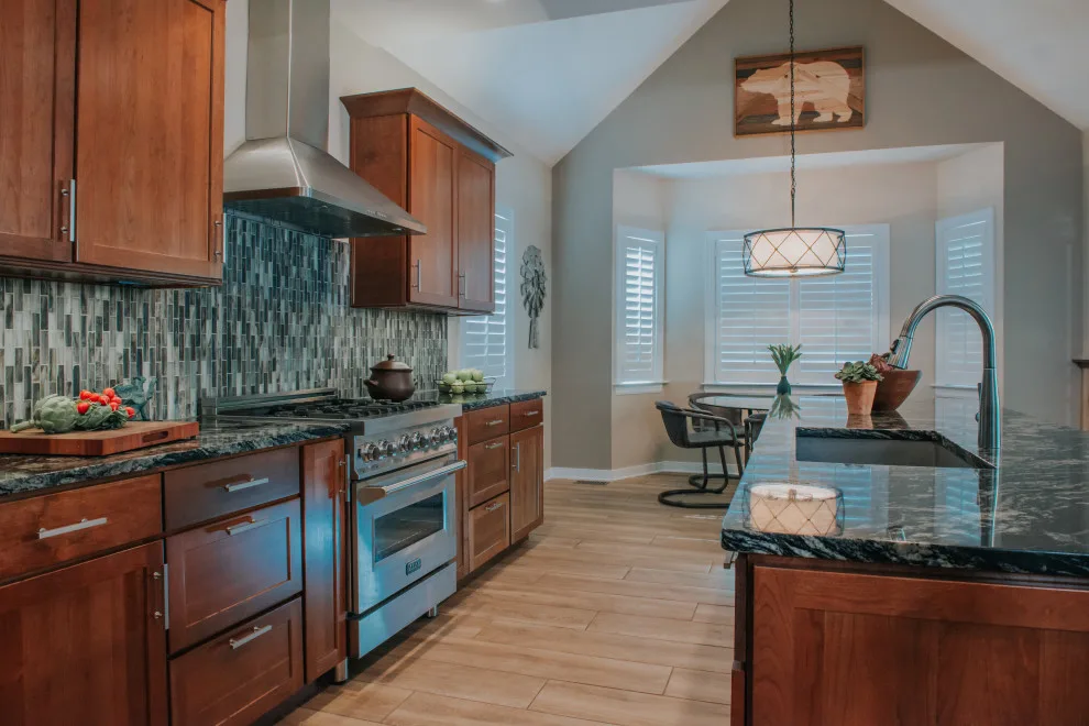 Bone Kitchen Renovation and Fireplace by Griffin Customs, LLC - Photo 19