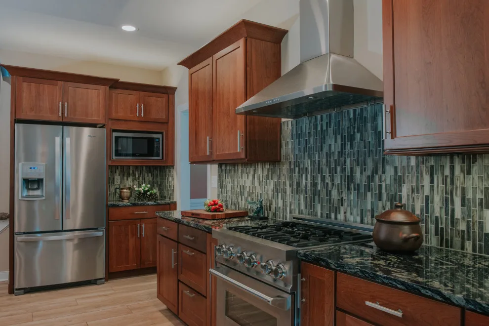 Bone Kitchen Renovation and Fireplace by Griffin Customs, LLC - Photo 11