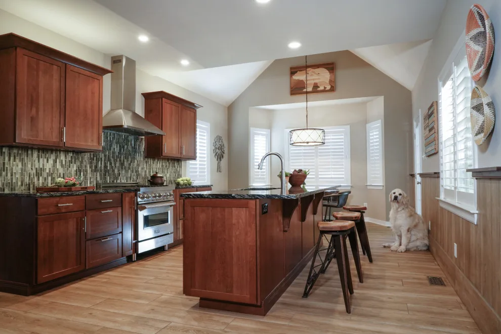 Bone Kitchen Renovation and Fireplace by Griffin Customs, LLC - Photo 2
