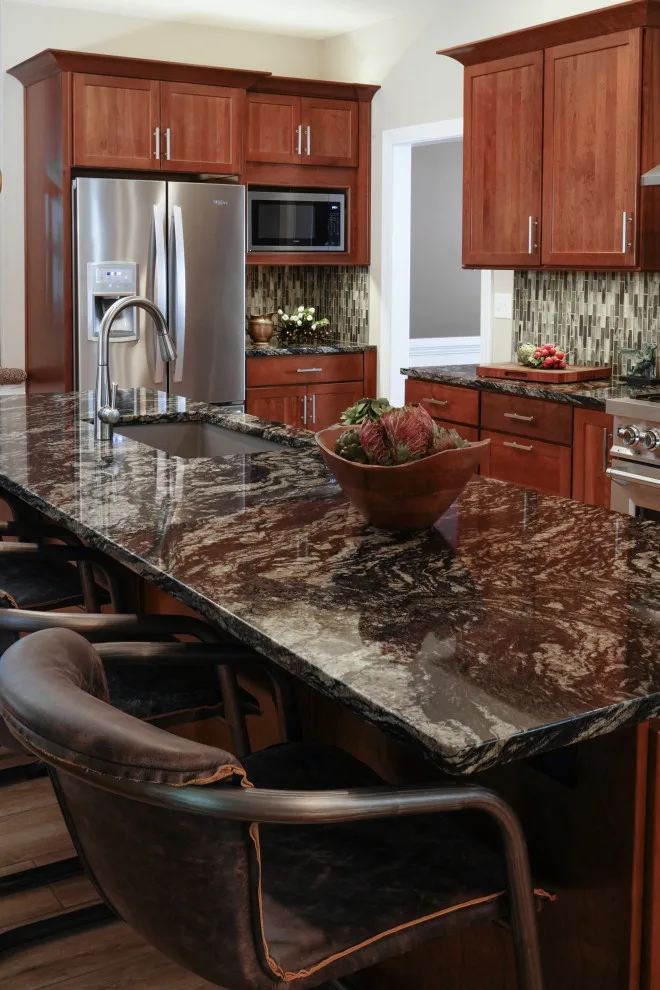 Bone Kitchen Renovation and Fireplace by Griffin Customs, LLC - Photo 18