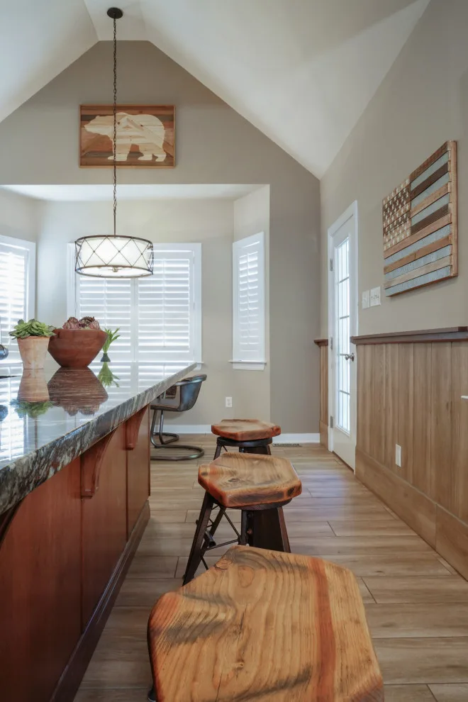Bone Kitchen Renovation and Fireplace by Griffin Customs, LLC - Photo 14