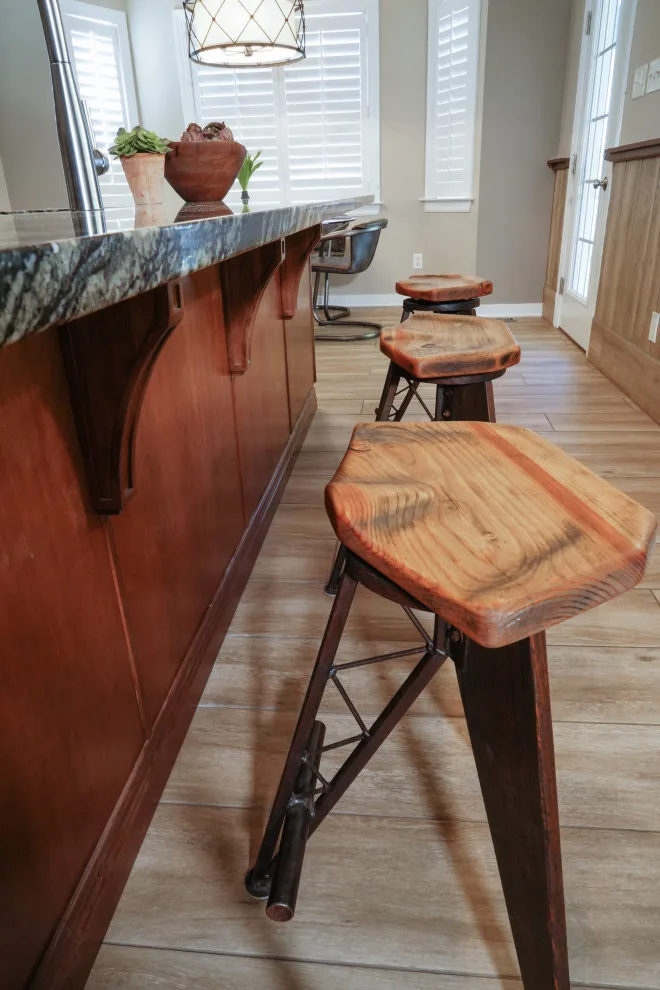 Bone Kitchen Renovation and Fireplace by Griffin Customs, LLC - Photo 13