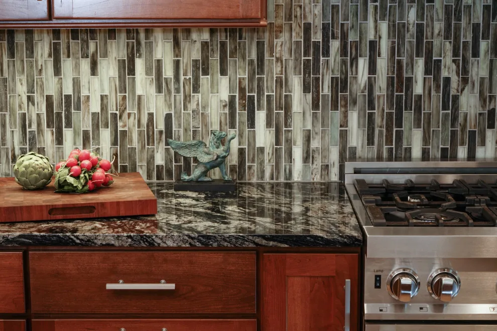 Bone Kitchen Renovation and Fireplace by Griffin Customs, LLC - Photo 9